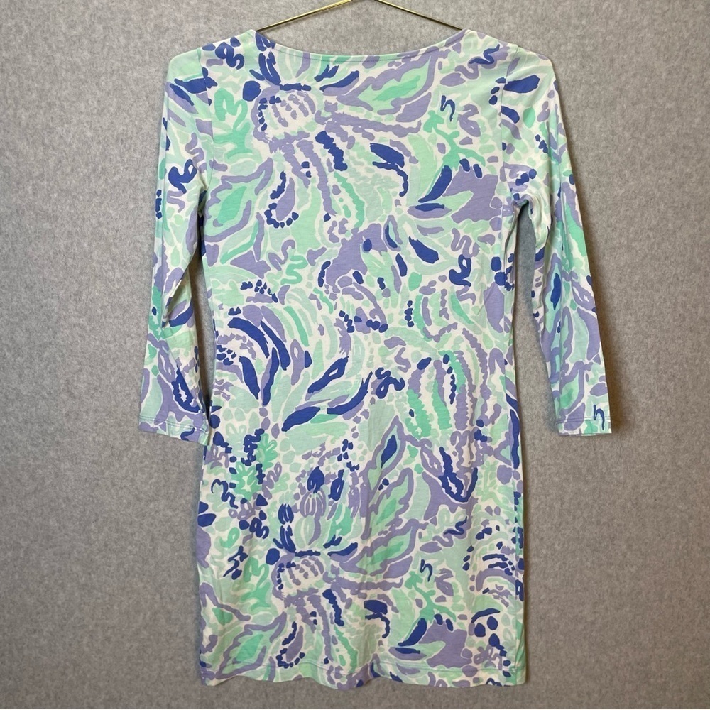 Lilly Pulitzer Marina Dress in Lilac Nice Ink - Picture 6 of 7